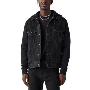 Levi's Men's Hybrid Denim Trucker Hoodie Jacket